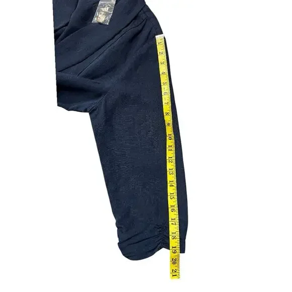 Soft Surroundings Tencel Linen Blend Navy Blue Blazer Jacket Size Large NWT - Picture 16 of 16